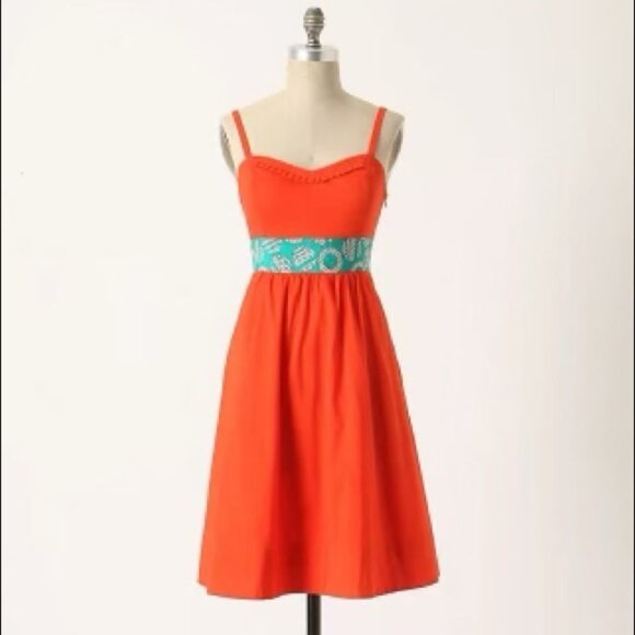 Anthropologie Graphical Dress - Picture 1 of 14
